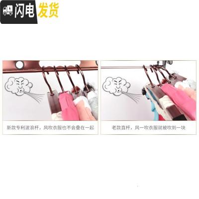 三维工匠手动室内阳台双杆式加厚晒被架晾衣杆 手摇升降单杆晾衣架 [经典款]1.5米双杆+不带安装