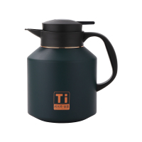 焖大师纯钛保温茶壶商务家用白茶寿眉壶套装纯钛内胆泡茶保温壶 M1800T