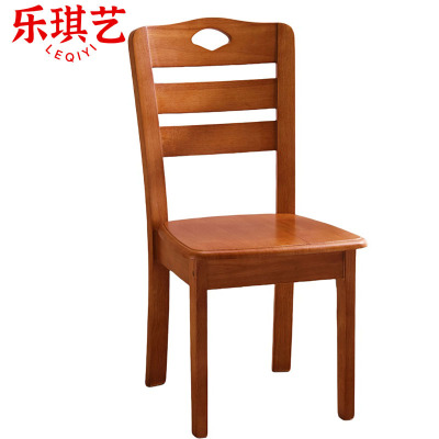 乐琪艺 实木餐椅 海棠色41*43*90cm 把