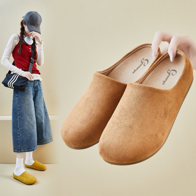 2025夏季新款勃肯鞋ins韩版女学生懒人一脚蹬半托透气休闲