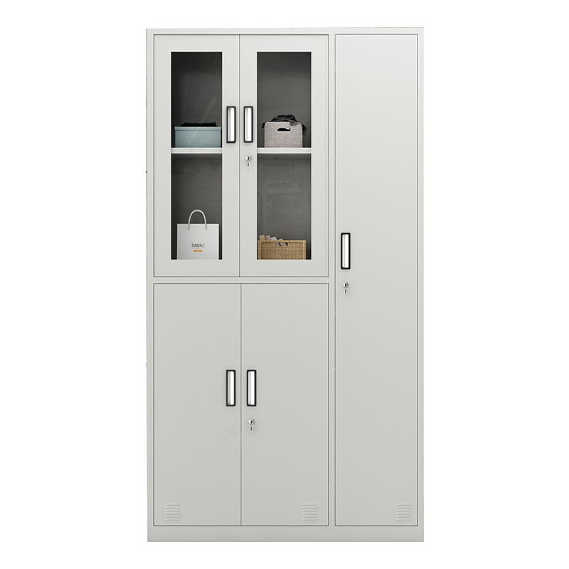 臻远 ZY-NW-25 五门更衣柜C 1850*970*420mm 灰白色