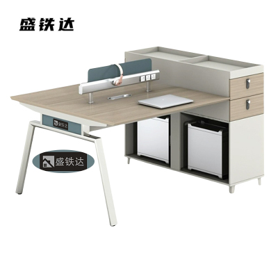 盛铁达 二人位办公桌1550*1200*1000mm STD-XXZP43 张