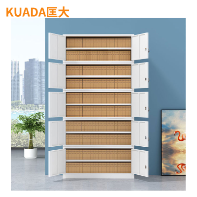 匡大 铁皮办公文件柜财务室凭证资料柜分体五节钢柜