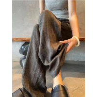 春秋季新款裤子女装薄款垂坠感显瘦宽松山本阔腿裤冰丝防晒凉凉裤