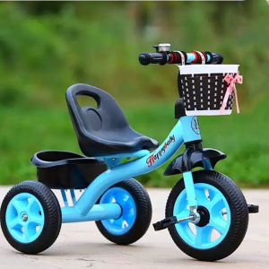 儿童三轮车小孩1-6岁脚踏车带推把安全带手推车婴儿童车玩具车可坐人脚踏车学步车奇客童车