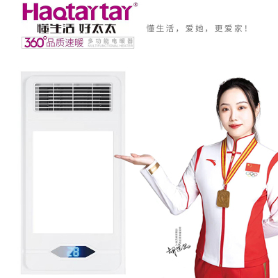 懂生活好太太 智能电器 (H-极光7号)安全强劲双核取暖卫生间多功能浴室取暖器