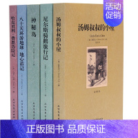 [正版]世界名著精选套装尼尔斯骑鹅旅行记神秘岛茶花女汤姆叔叔的小屋八十天环游地球地心游记文学名著小说套装学生课外读物全译
