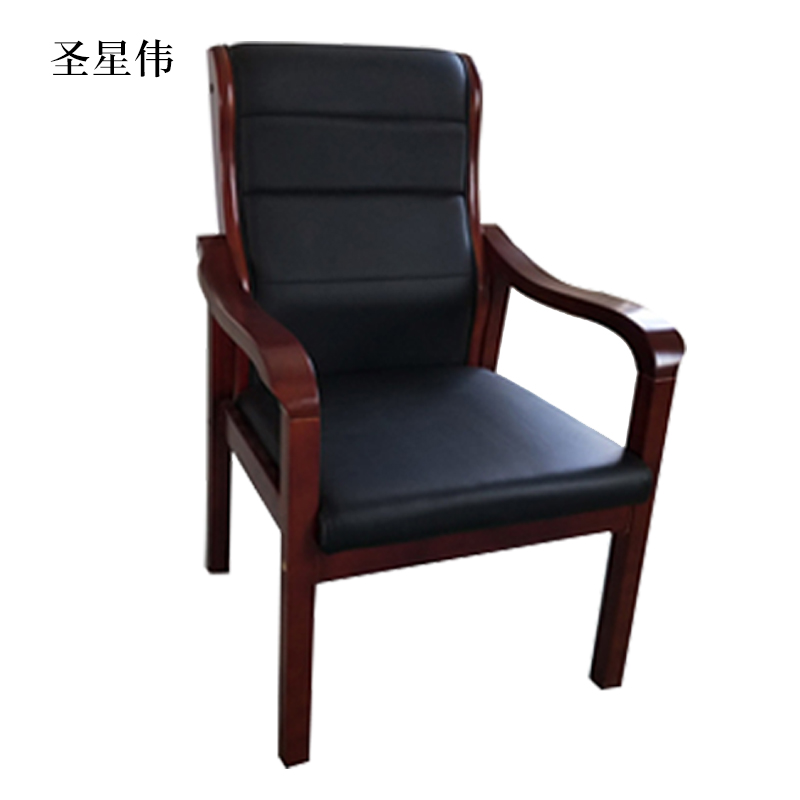 圣星伟会议椅现代椅子皮面靠背椅耳朵椅
