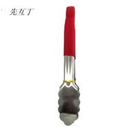 先互丁 不锈钢红柄食品夹 12英寸 个