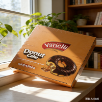 老亚牌Vanelli焦糖巧克力夹心甜甜圈蛋糕