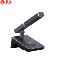 惠度(HuiDu)QH-660B专业有线手拉手会议麦克风工程会议话筒 多功能会议室桌面方管款代表麦