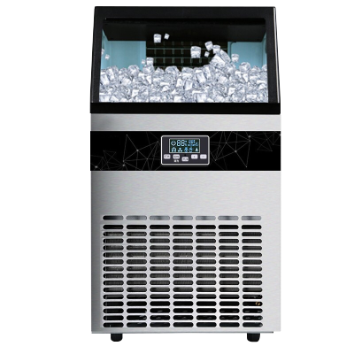 埃利斯(AILISI)55冰格不锈钢外壳制冰机 手动自动加水 方冰HZB-80FAB
