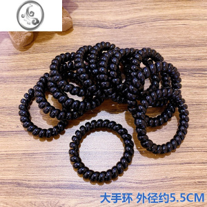 JiMi电话线发圈女 发饰品头饰皮筋女扎头发皮筋头绳女发圈网红发绳ins