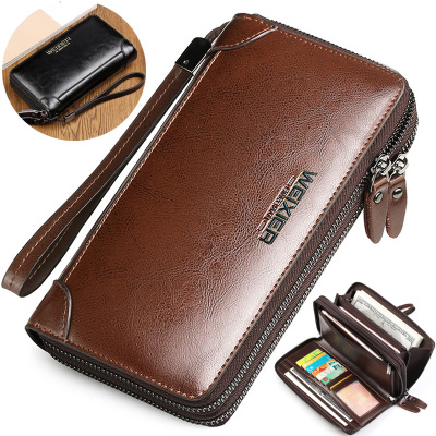 2020款男士手包手拿包商务大容量手抓包双拉链钱包