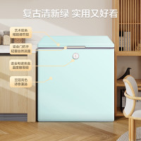 美的复古时光冰柜202升-30℃减霜节能家用冰柜电子单温母乳小冷柜BD/BC-202KMT(E)