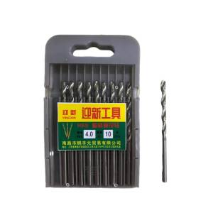 迎新 高速钢直柄麻花钻 YX-04 4mm 每盒(10支/盒)