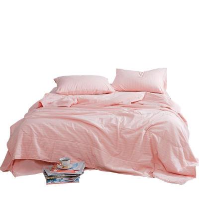 家柏饰(CORATED)夏被全棉色织空调被北欧简约夏凉被浅意樱梦