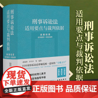 2023新书 刑事诉讼法适用要点与裁判依据 (类案检索:指导案例+典型案例) 郝银钟 罗书平等编著 法律出版社