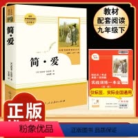 [人教版]简爱 [正版]九年级下册必读名著我是猫契诃夫短篇小说选格列佛游记围城原著全译本注释人民教育出版社初三初中生课外