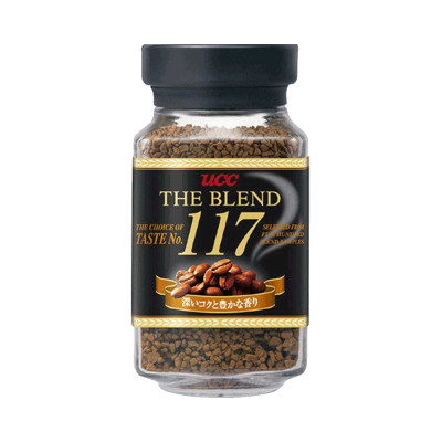 UCC悠诗诗117黑咖啡速溶咖啡90g/瓶香浓醇厚