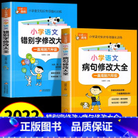 [全套2册]病句修改+错别字修改 小学通用 [正版]小学语文优美句子积累大全作文素材好词好句好段积累小学生二年级三年级三