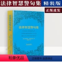 [正版] 法律智慧警句集 精装版 古斯塔夫·拉德布鲁赫 学术文化法律感 刑法刑罚 法律书籍法学理论中国法制出版社978