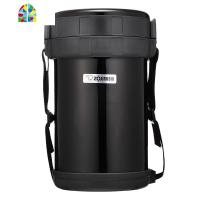 超长保温饭盒上班族大容量1成人便携多层不锈钢便当桶2.0 FENGHOU 1.8L粉色套餐三:黑包+折叠勺+杯刷