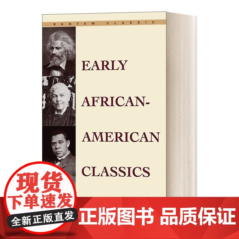 英文原版 Early African-American Classics 早期美国非裔经典作品合集 美国奴隶道格拉斯的人