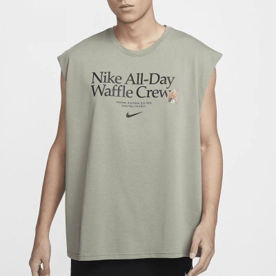 NIKE耐克背心运动休闲舒适针织圆领男装HQ1204-053 D