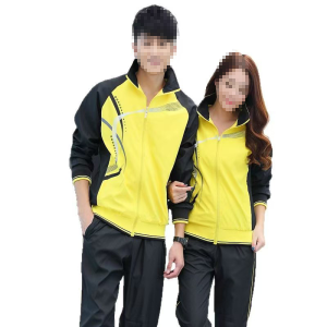 惠铁立领情侣休闲运动服套装 春秋 套