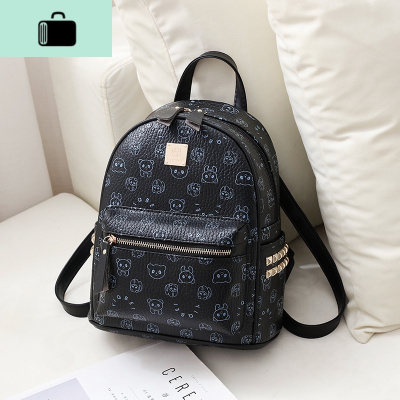 双肩包女2020新款潮韩版百搭时尚包包学生书包迷你小清新女士背包NEW LAKE