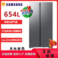 三星(SAMSUNG)654升三星AI神冰箱对开门 一级能效家用无霜双开门冰箱 除菌除异味 RS62DG50B8S9SC