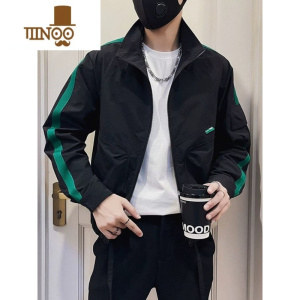 YANXU外套男休闲痞帅男装衣服痞帅褂子2023新款春装上衣潮牌夹克