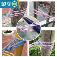 敬平晾衣绳器室衣绳阳台防风防滑晒被子拉紧扣户外凉衣服的绳子 米白5米常规款1条装(拍2送1条
