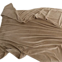 铭思沃毛毯200*230cm条米咖