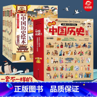 趣味中国历史绘本全10册 [正版]趣味中国历史绘本全10册儿童大国通史人文小百科故事人物文化政治