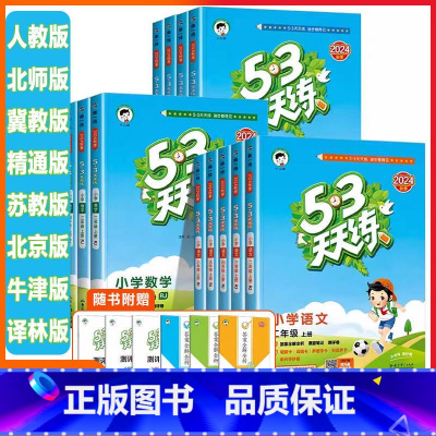 [进阶4本]53天天练语数+53全优卷 语数人教版 六年级下 [正版]2025版新53天天练语文数学英语一二三四五六年级