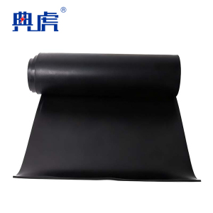 典虎 绝缘橡胶板 黑色8mm*1m*1m 平方米