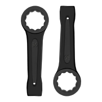 立伟铁牛敲击梅花扳手36mm/把