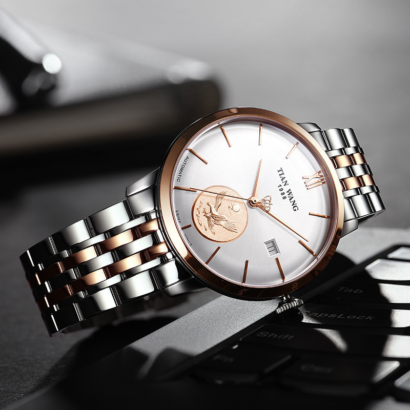 [礼物推荐]天王表腕表mi·x系列机械表男表瑞士进口机芯机械腕表51015