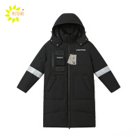 利可莉 冬季加厚发热调温外套大衣 长款 件