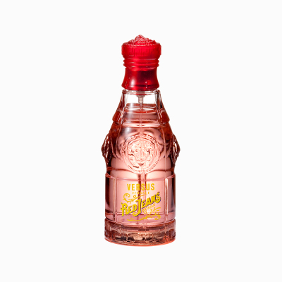 [虞书欣亲选 正品保障]VERSACE范思哲 红色牛仔女士淡香水EDT 花果香调 情侣香水 75ml
