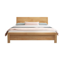 鑫环境 实木床现代简约全实木床1.5米原木家用单人床