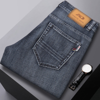 老爷车(laoyeche)秋冬季款牛仔裤 男直筒宽松大码修身休闲男士中腰男装长裤子潮男士牛仔裤