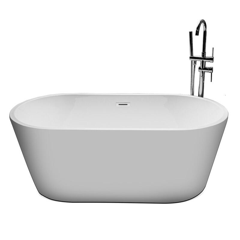 亚克力浴缸家用浴盆dw05款边薄空间大独立式浴缸波迷娜bomina