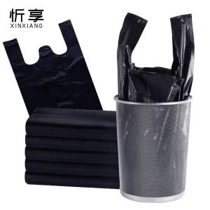 忻享 加厚黑色背心式塑料垃圾袋48*70cm 50个/包