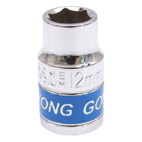 12.5mm1/2系列六角套筒 12mm