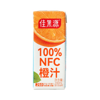 佳果源 三颗甜橙100%NFC橙汁礼盒装 200ml*10健康美味全家共享