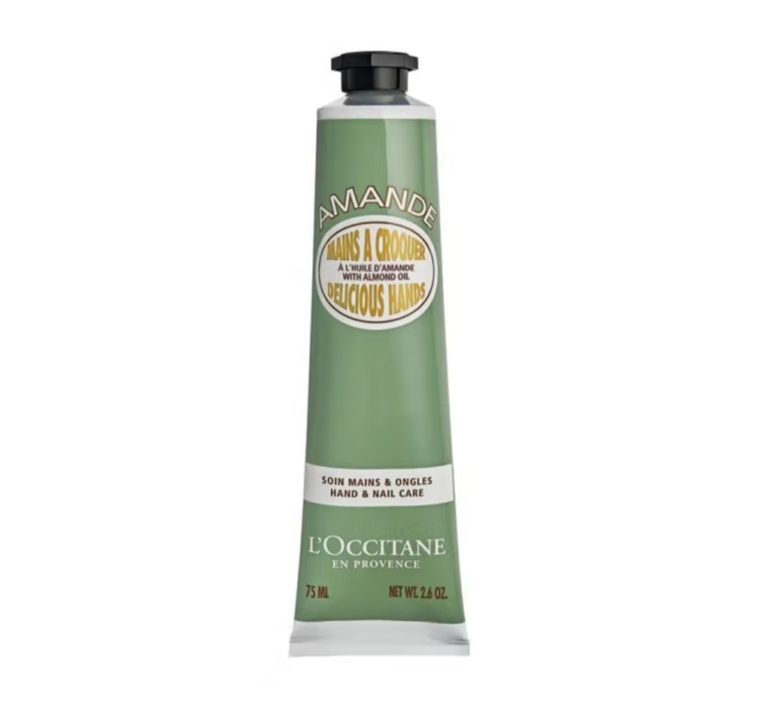 欧舒丹甜扁桃紧致护手霜30ml 欧舒丹护手霜 甜扁桃保湿滋润 芳香修护 便携小巧 法国原装