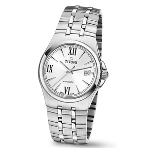 TITONI梅花瑞士手表动力系列男士机械表83730S-520 83730S-520